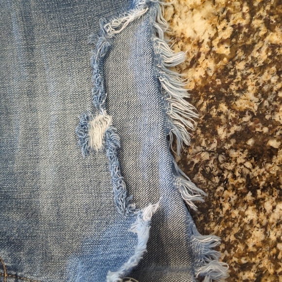 Ivanna Ultra High Rise Mom Shorts KanCan Denim Booty Shorts 3 Size 25 kc9145m-op - Picture 4 of 12